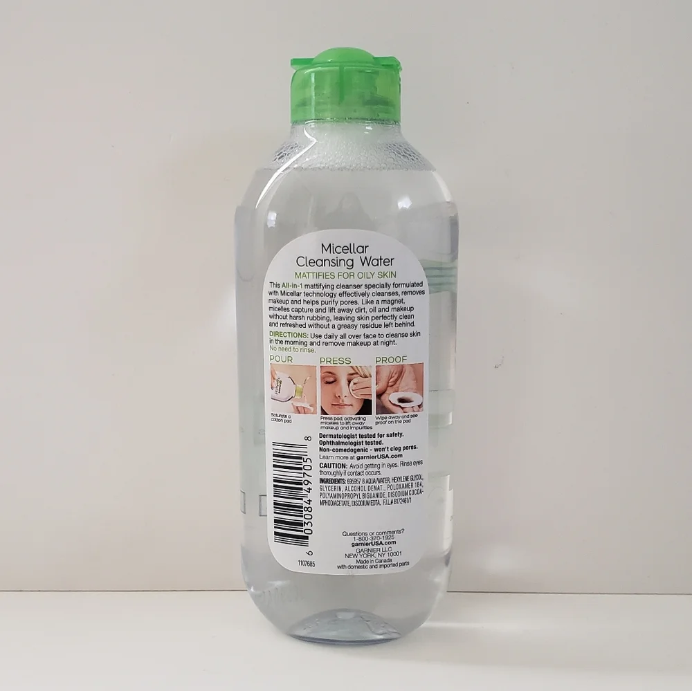 🔮3/$15 Garnier SkinActive Micellar Cleansing Water for Oily Skin - Picture 2 of 7